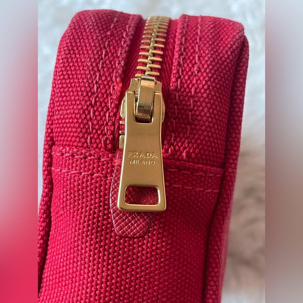 PRADA CANAPA MAKEUP POUCH - Picture 3 of 6